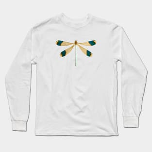 Dragonfly in colorful vintage design Long Sleeve T-Shirt